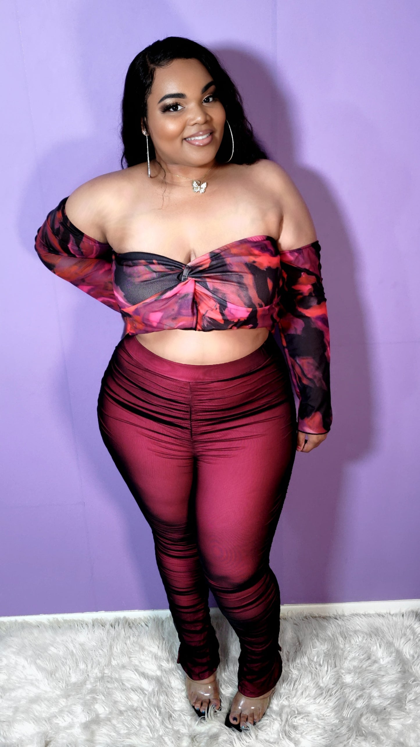 Dual Layer Ruched Leggings