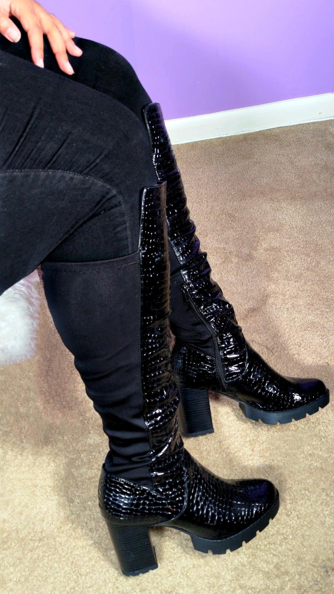 Plus size YAZMIN BOOTS - Love Your Curves Shop