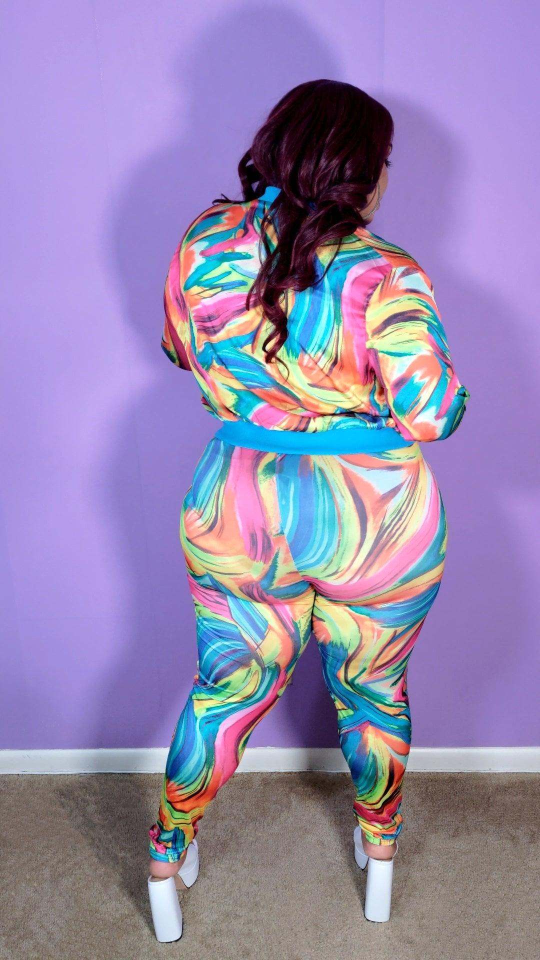 Plus size "Prismatic" Set - Love Your Curves Shop