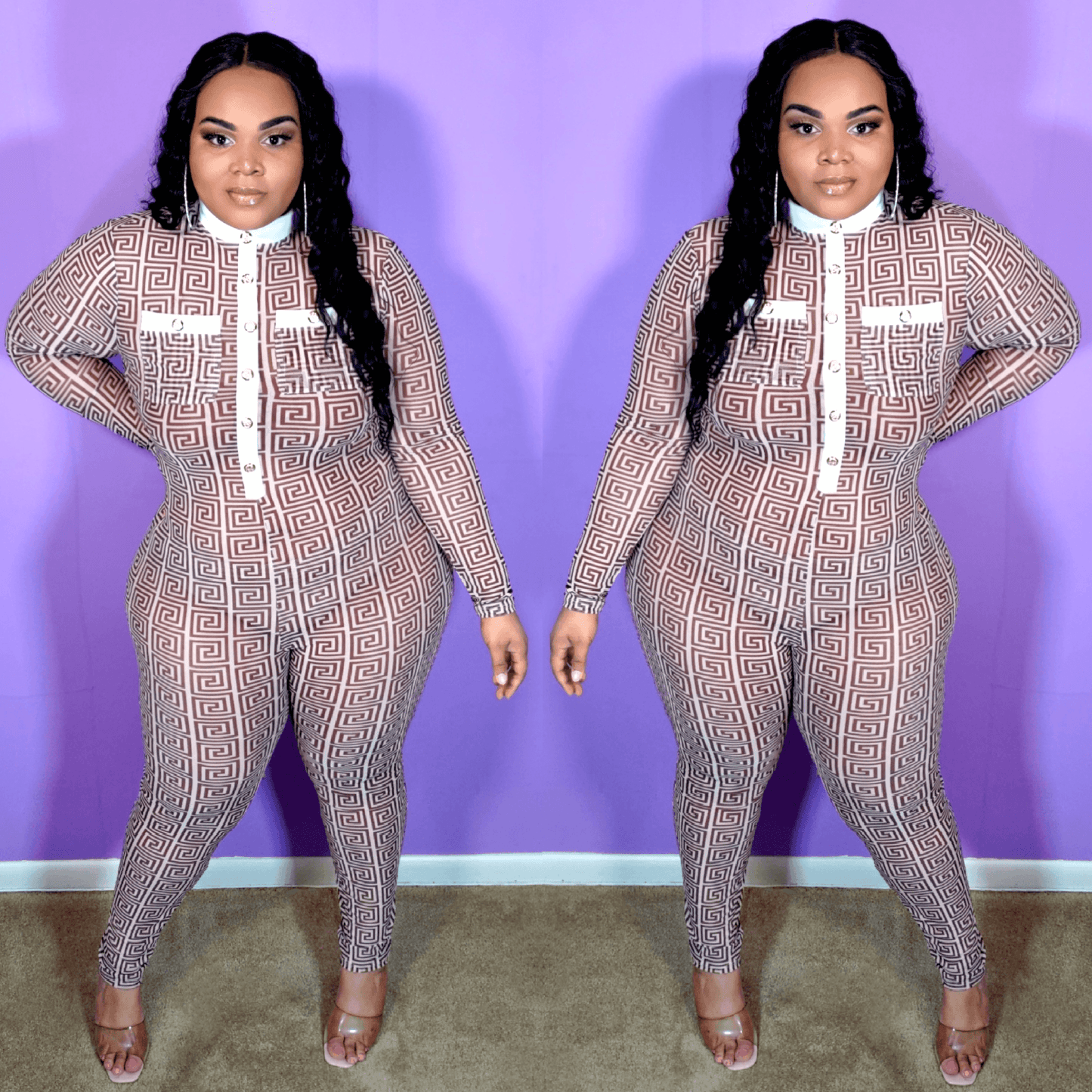Plus size "Lucid" Jumpsuit - Love Your Curves Shop