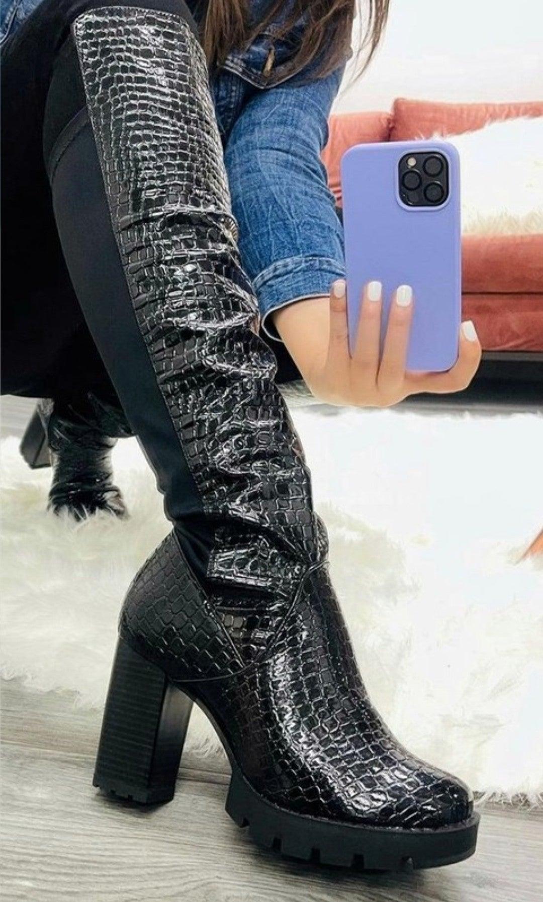 Plus size YAZMIN BOOTS - Love Your Curves Shop